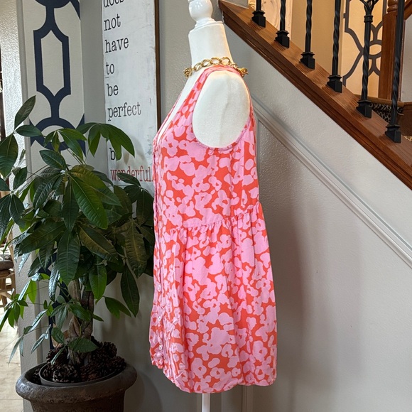 Floral Pink Sleeveless Dress - Picture 4 of 8